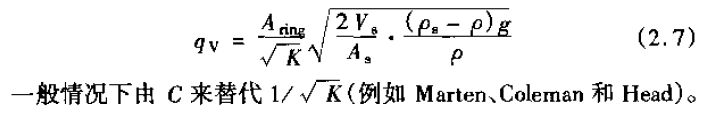 轉(zhuǎn)子流量計的基本原理公式